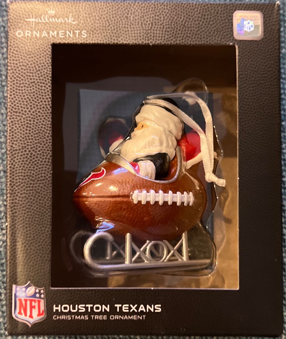 Houston Texans Santa Football Sled - NFL (NFL Collection) ornament collectible [Barcode 763795719693] - Main Image 2