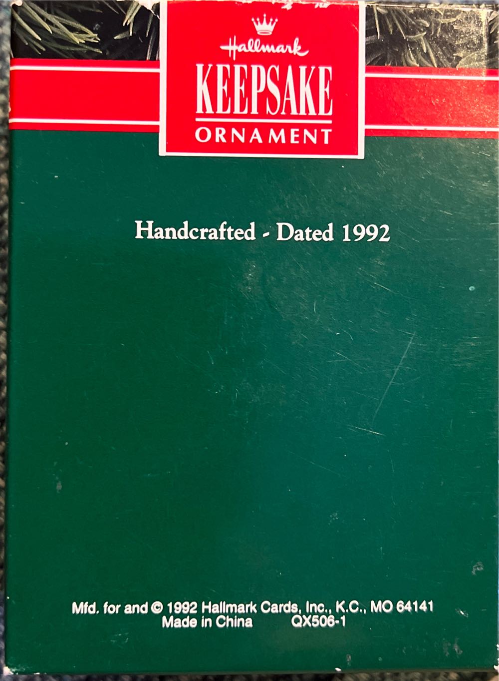 Our First Christmas Together 1992  ornament collectible [Barcode 070000027451] - Main Image 2