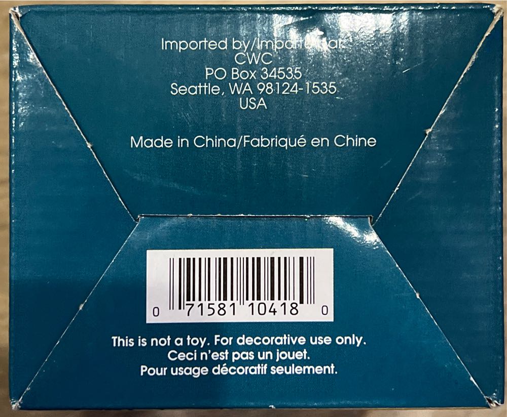 Traditions Chubby Santa Bear - Collectible glass character ornament ornament collectible [Barcode 071581104180] - Main Image 3