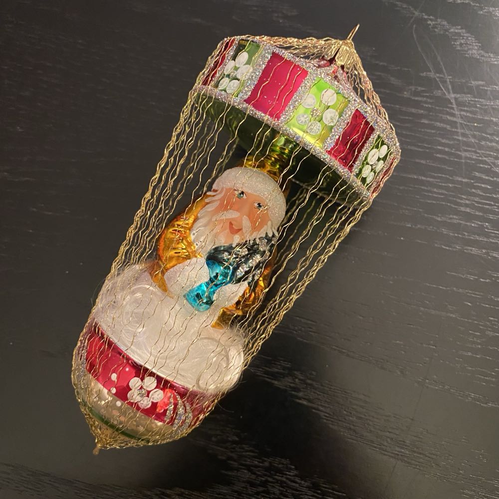 Merry Go Santa  ornament collectible - Main Image 1