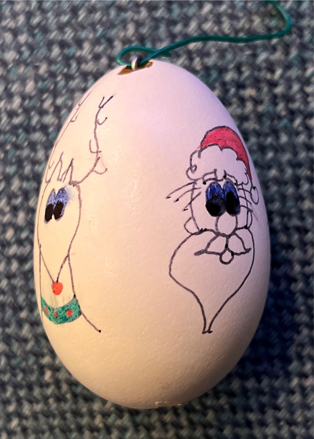 X-Mas Egg  ornament collectible - Main Image 2