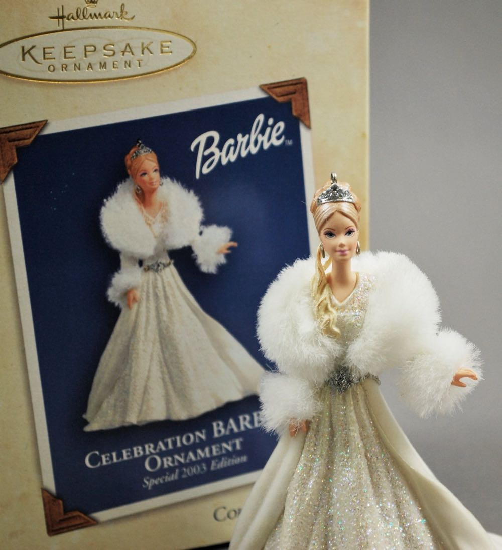 Hallmark Holiday Barbie 2003  ornament collectible - Main Image 1