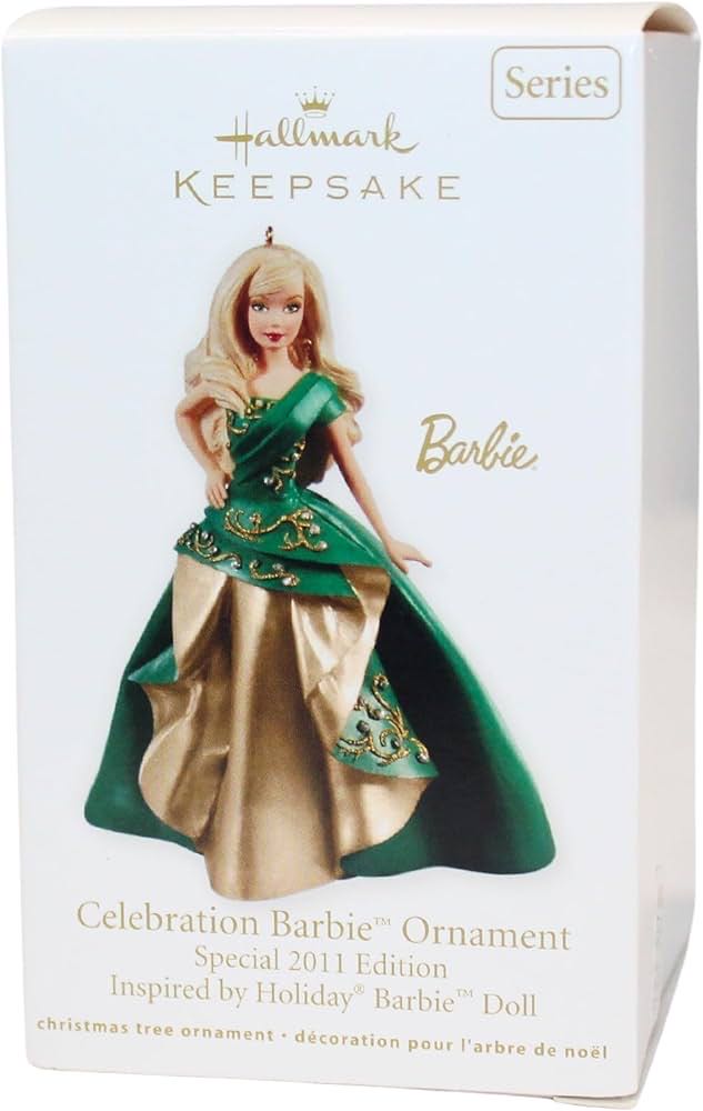Barbie: Celebration Barbie 2011 Special Edition #12 - Collector’s Series (Celebration Barbie) ornament collectible - Main Image 2