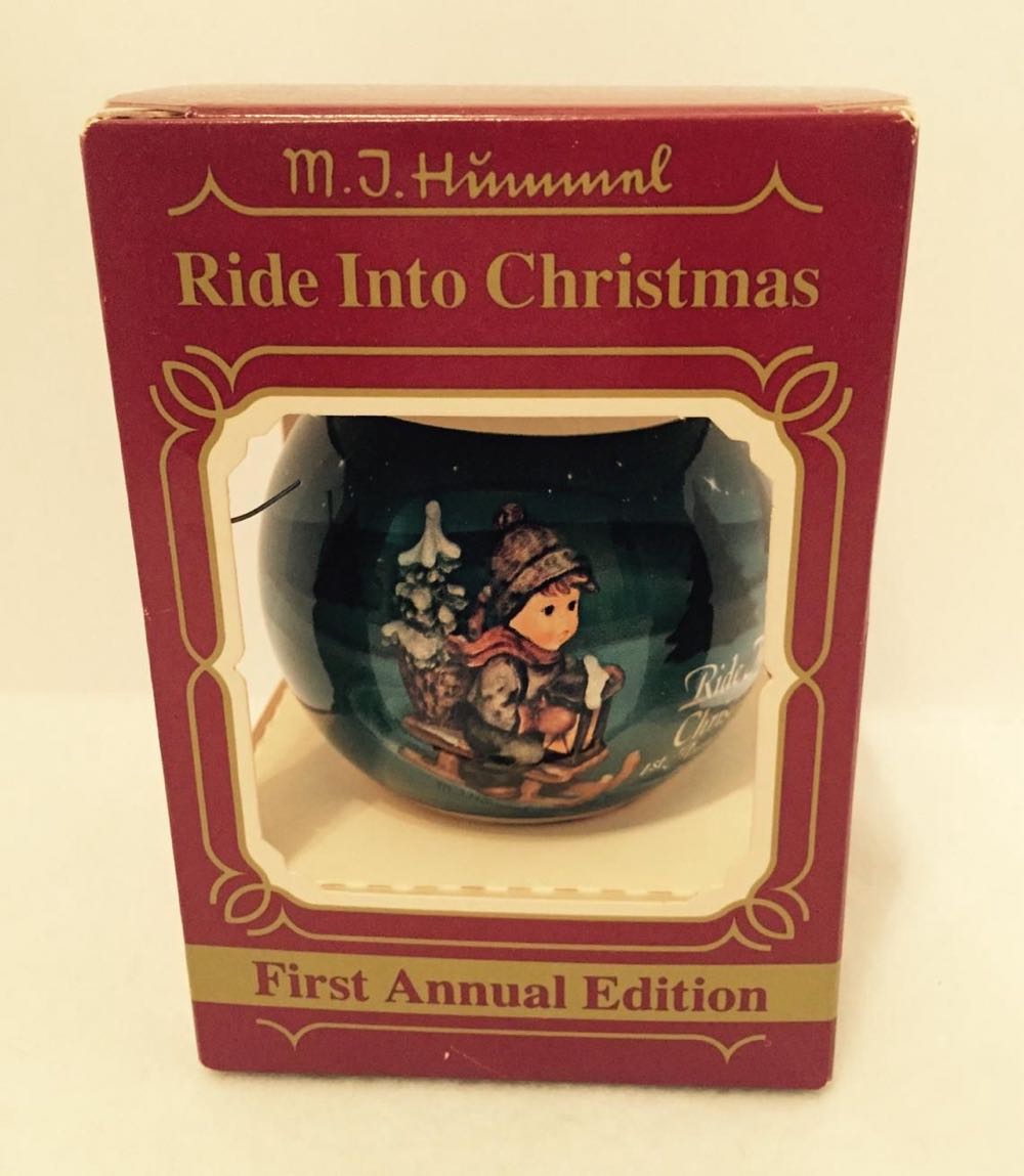 Hummelwerk - Hummel - 1983 - #1 - Ride Into Christmas - Hummel (Collectible Series) ornament collectible - Main Image 2
