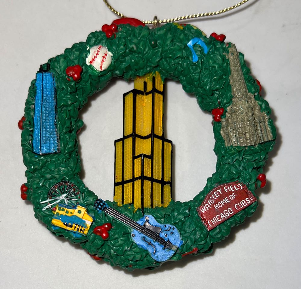 Chicago Wreath  (Chicago, IL) ornament collectible - Main Image 2