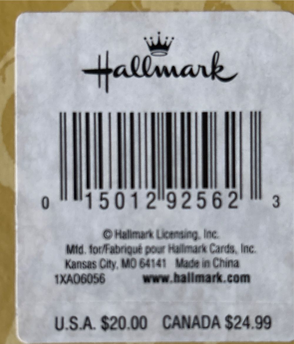 Hallmark Porcelain Dated Christmas Bell  ornament collectible [Barcode 015012925623] - Main Image 2