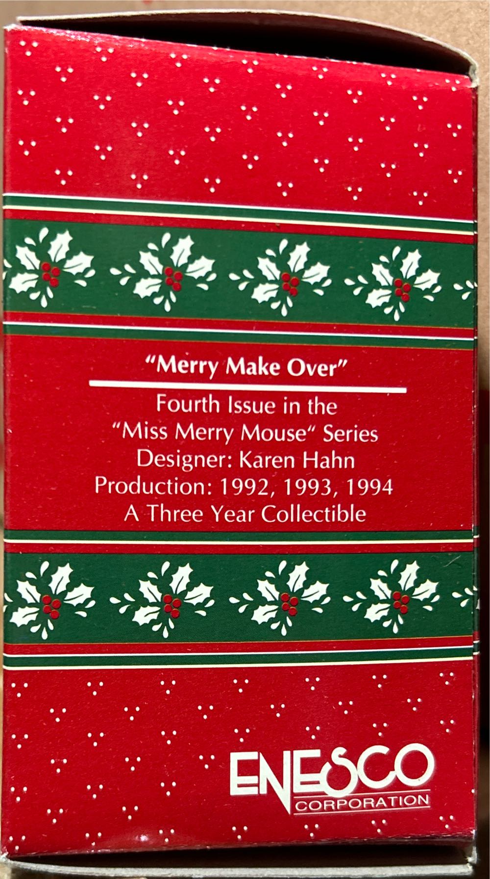 Merry Make Over - Miss Merry Mouse ornament collectible [Barcode 045544065030] - Main Image 2
