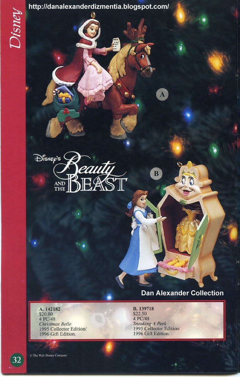 Sneaking A Peek - Enesco Christmas Ornament (Disney’s beauty and the beast) ornament collectible [Barcode 045544200417] - Main Image 4