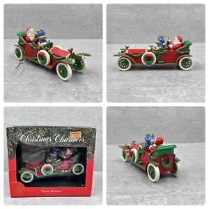 Fitz Floyd Our First 1st Christmas Ornament Chickadee Birds On Mailbox