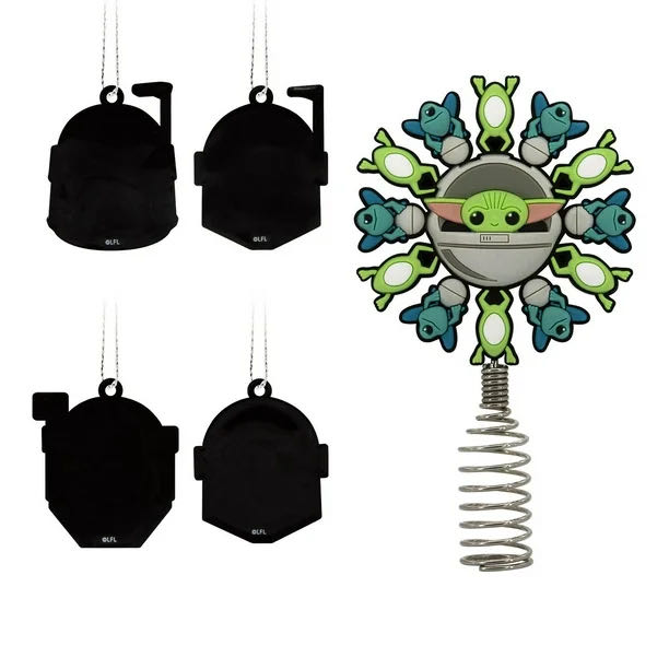 The Mandalorian Set: Topper & Mini Ornaments - Star Wars: The Mandalorian (Star Wars) ornament collectible [Barcode 763795840038] - Main Image 2