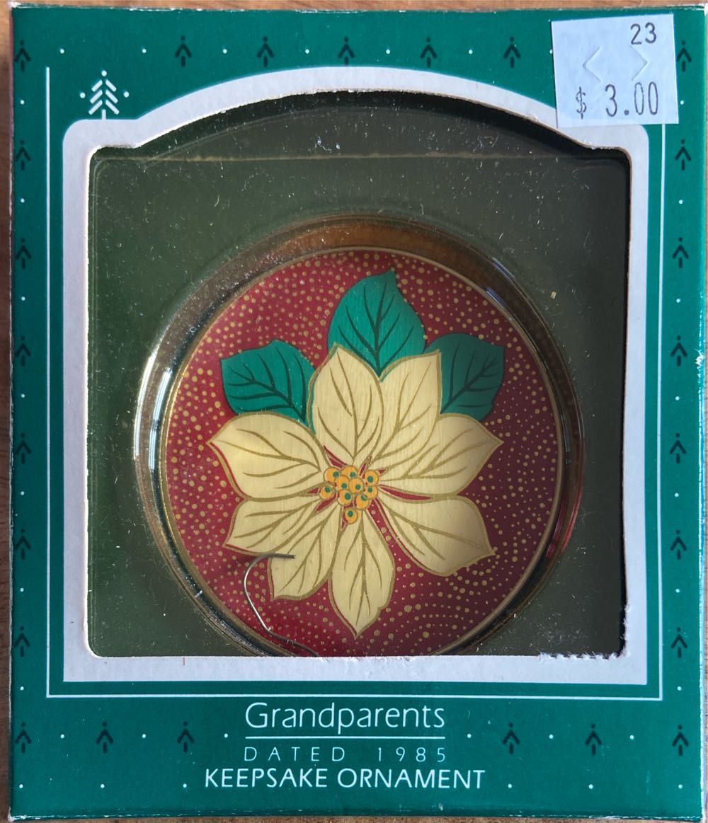 Disney Minnie Mouse Polka Dot Ears Head Christmas Ornament Red White Hallmark