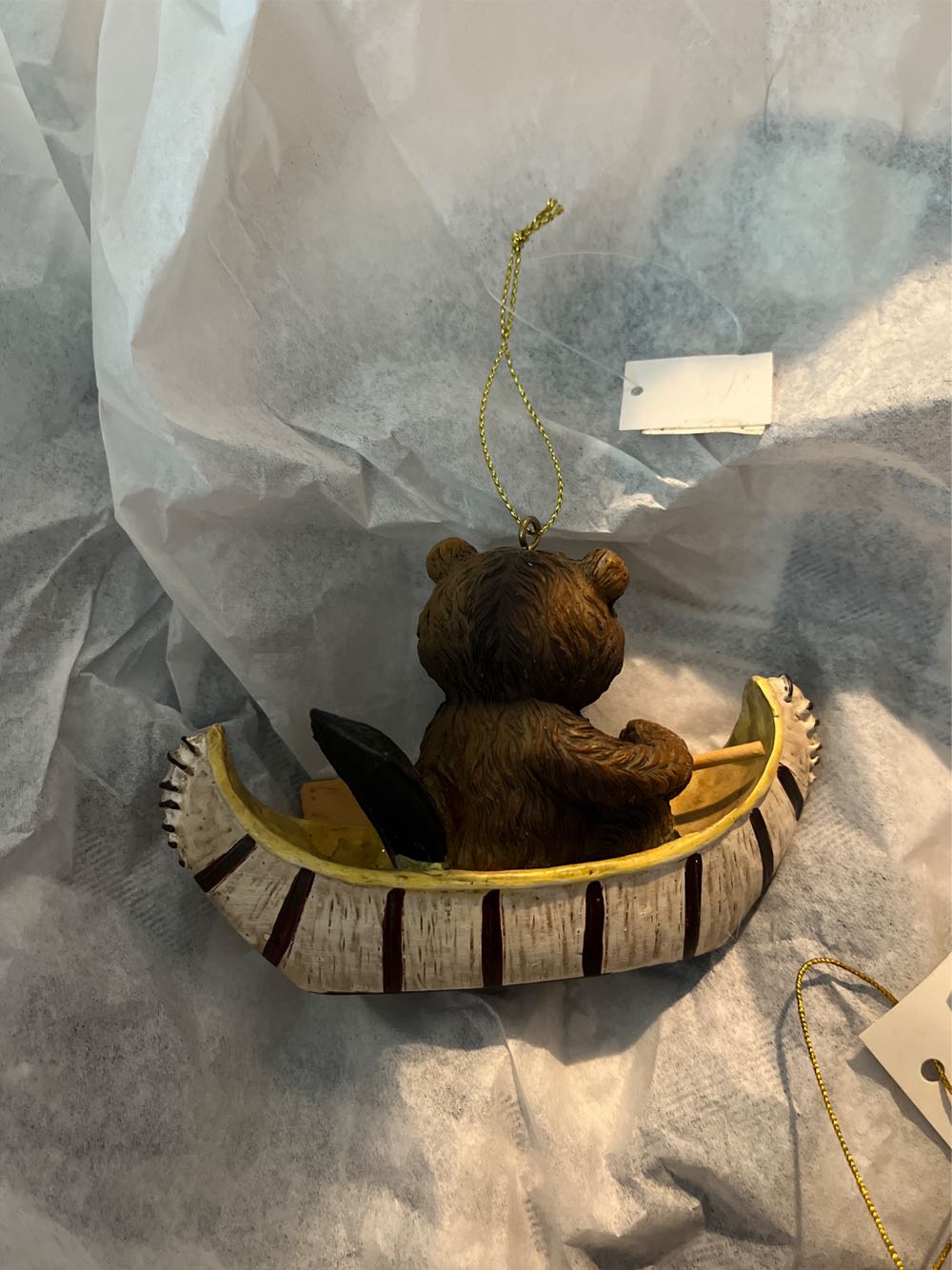 Canadian Beaver In Canoe - Woodlands (Canadiana) ornament collectible - Main Image 2