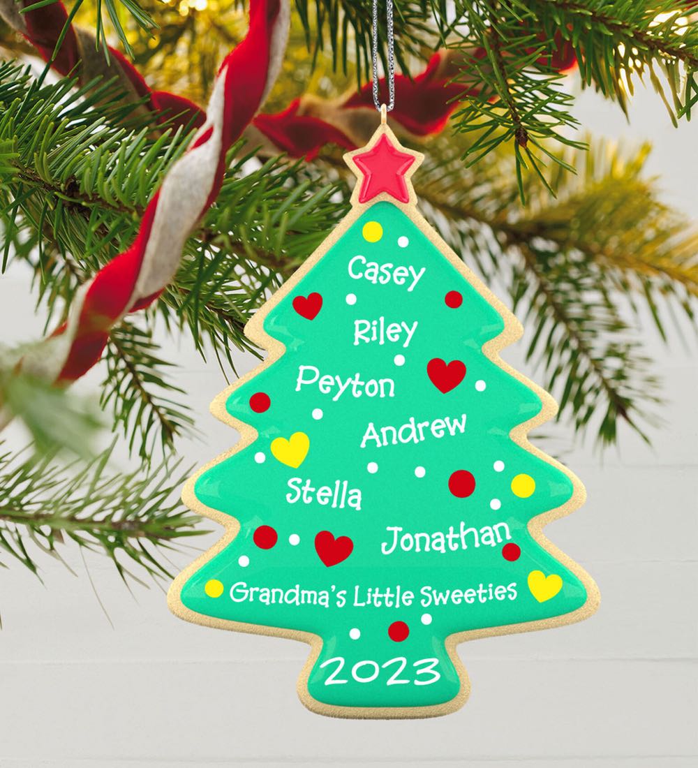 Sweet Memories Cookie Tree Personalized Ornament - Keepsake Ornament (Personalized) ornament collectible - Main Image 4