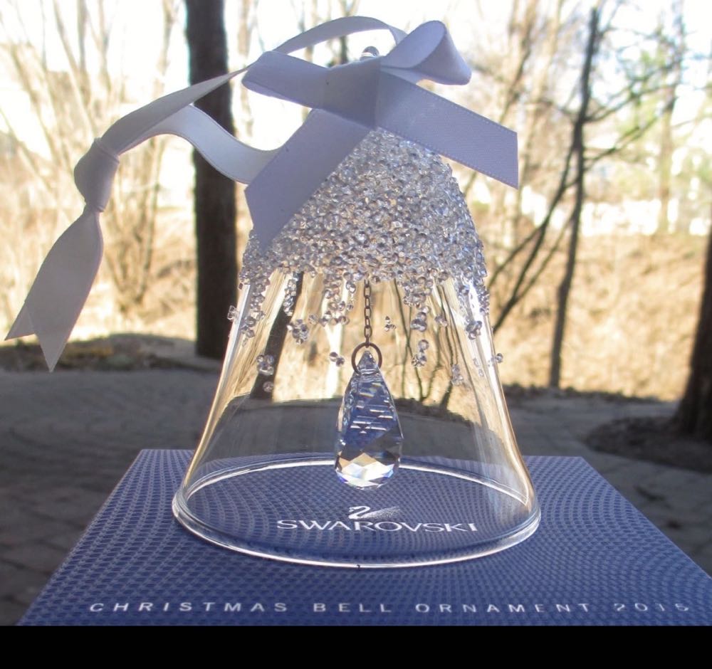 Swarovski Bell 2015 - Swarovski Annual Christmas Bell (Bell) ornament collectible [Barcode 768549745126] - Main Image 3