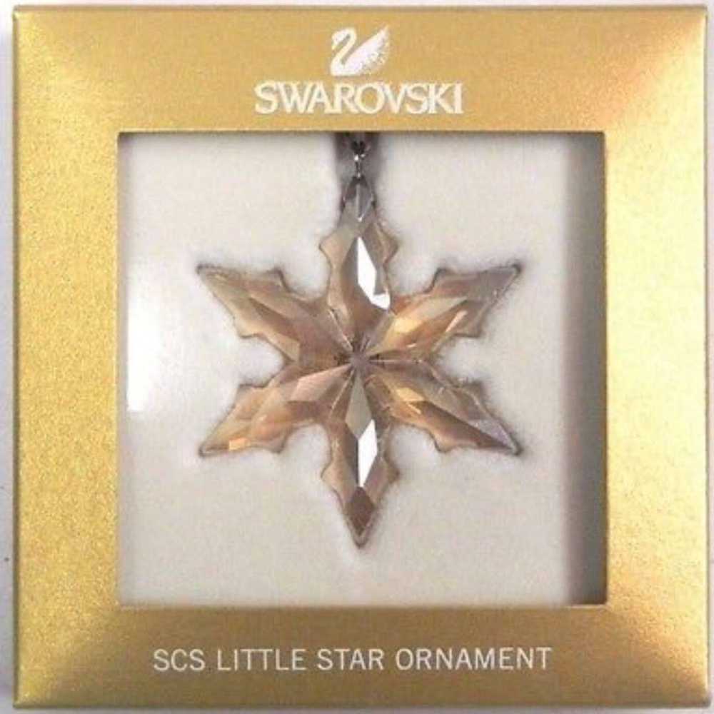 Swarovski SCS Little Star Ornament 2015 - Swarovski SCS Ornament (Little Gold Annual) ornament collectible [Barcode 9009651359315] - Main Image 2