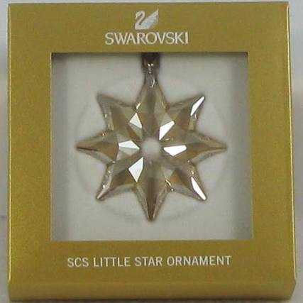 Swarovski SCS Little Star Ornament 2013 - Swarovski SCS Ornament (Little Gold Annual) ornament collectible [Barcode 768549970511] - Main Image 2