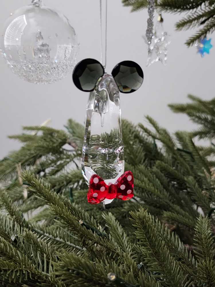 Swarovski Minnie Inspired Shoe Ornament  - Swarovski Ornament ornament collectible [Barcode 768549382499] - Main Image 2