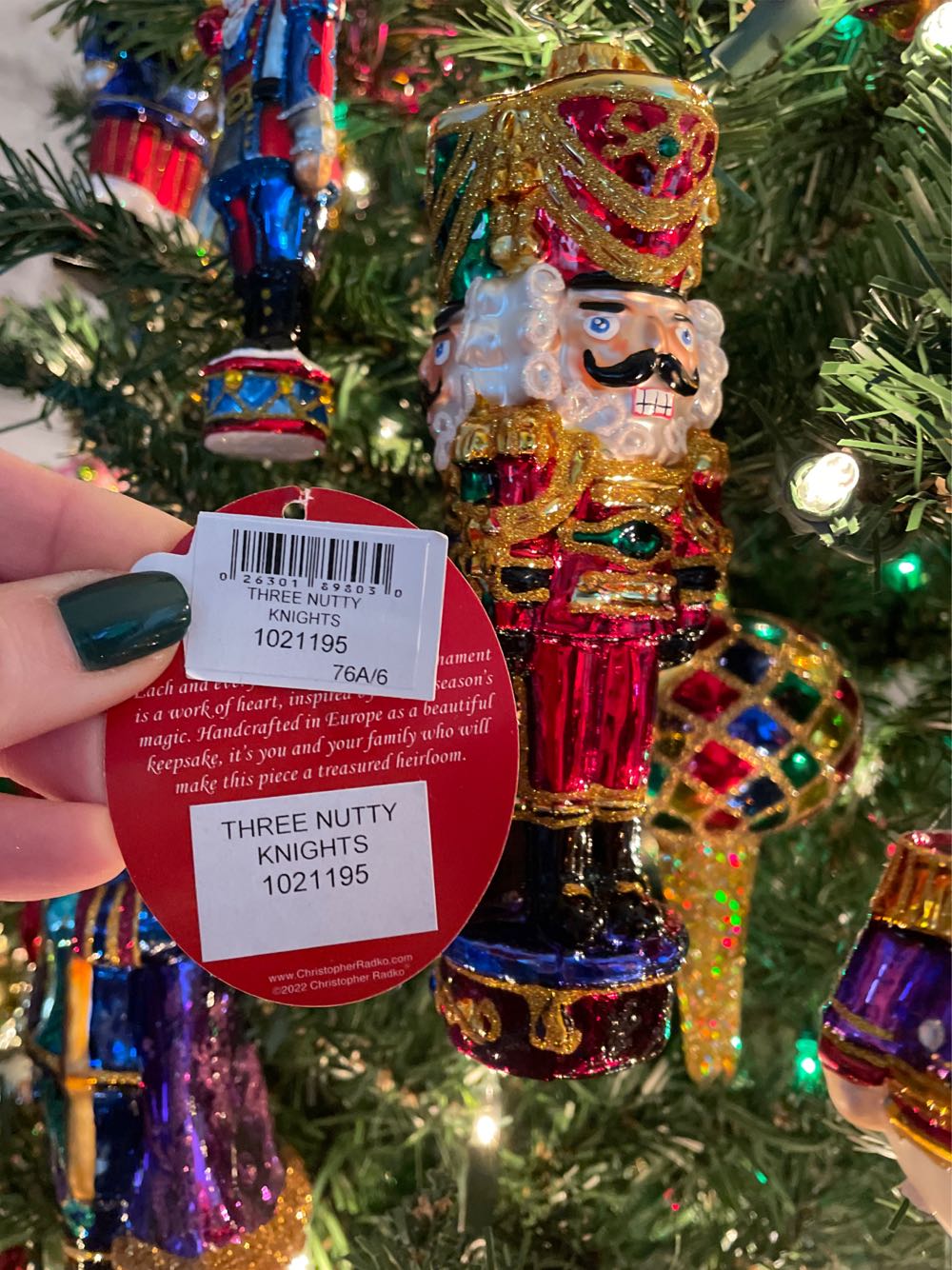 Three Nutty Knights  ornament collectible - Main Image 2