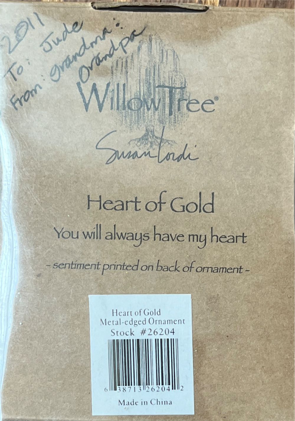 Heart Of Gold  (Child) ornament collectible - Main Image 3