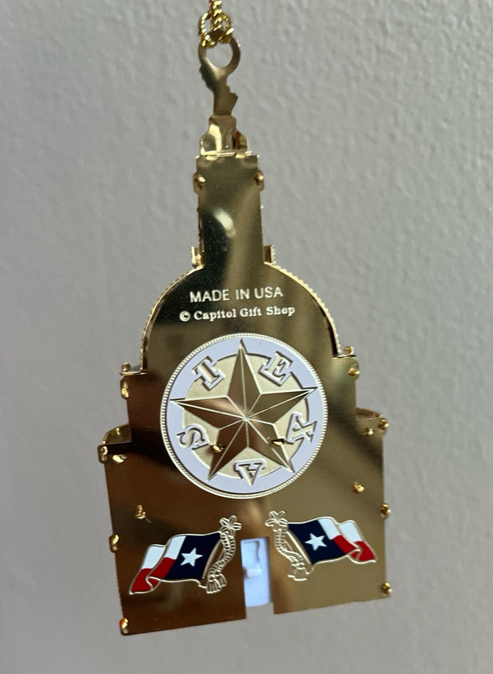 Illuminated Texas State Capitol  (Historical) ornament collectible - Main Image 2