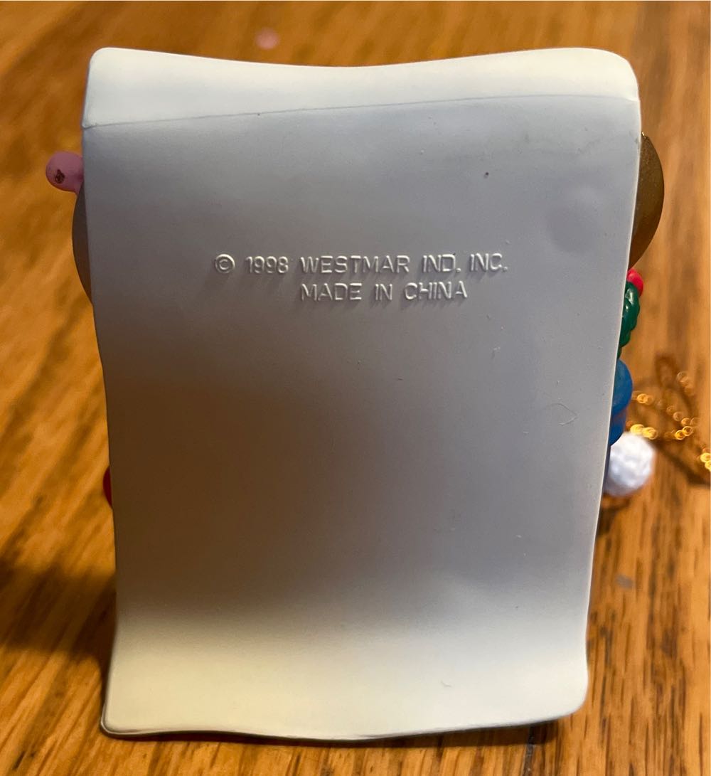 Kirkland Bear Writing To Santa  (Bear) ornament collectible - Main Image 2