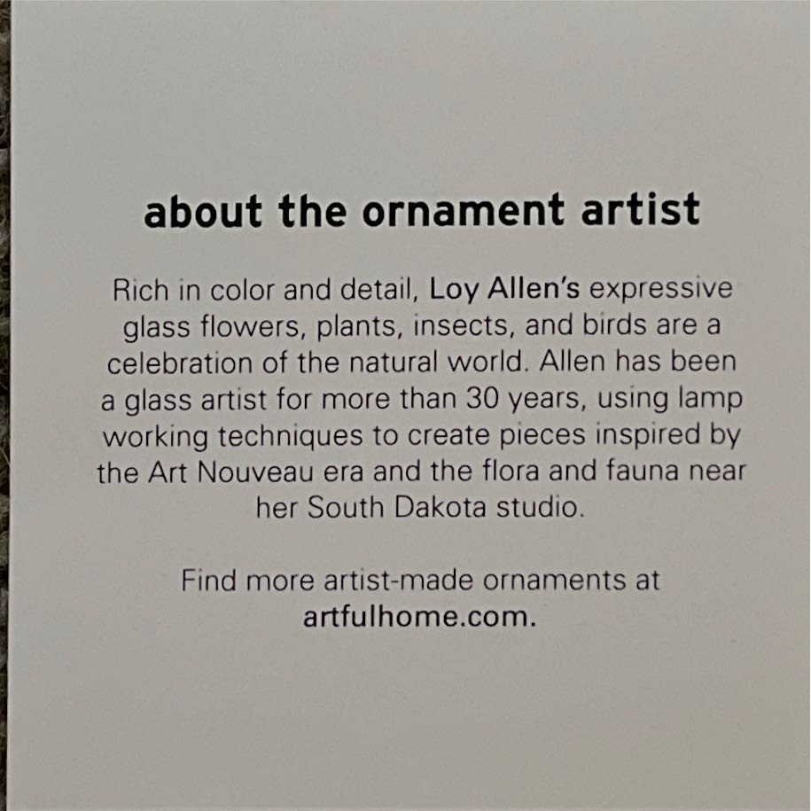 Soft Landing Dragonfly Glass Ball  (Love) ornament collectible - Main Image 3