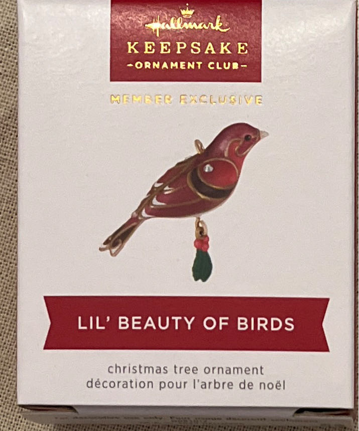 Mini Lil’ Beauty Of Birds - Member Exclusive (Keepsake Ornament Club) ornament collectible - Main Image 2