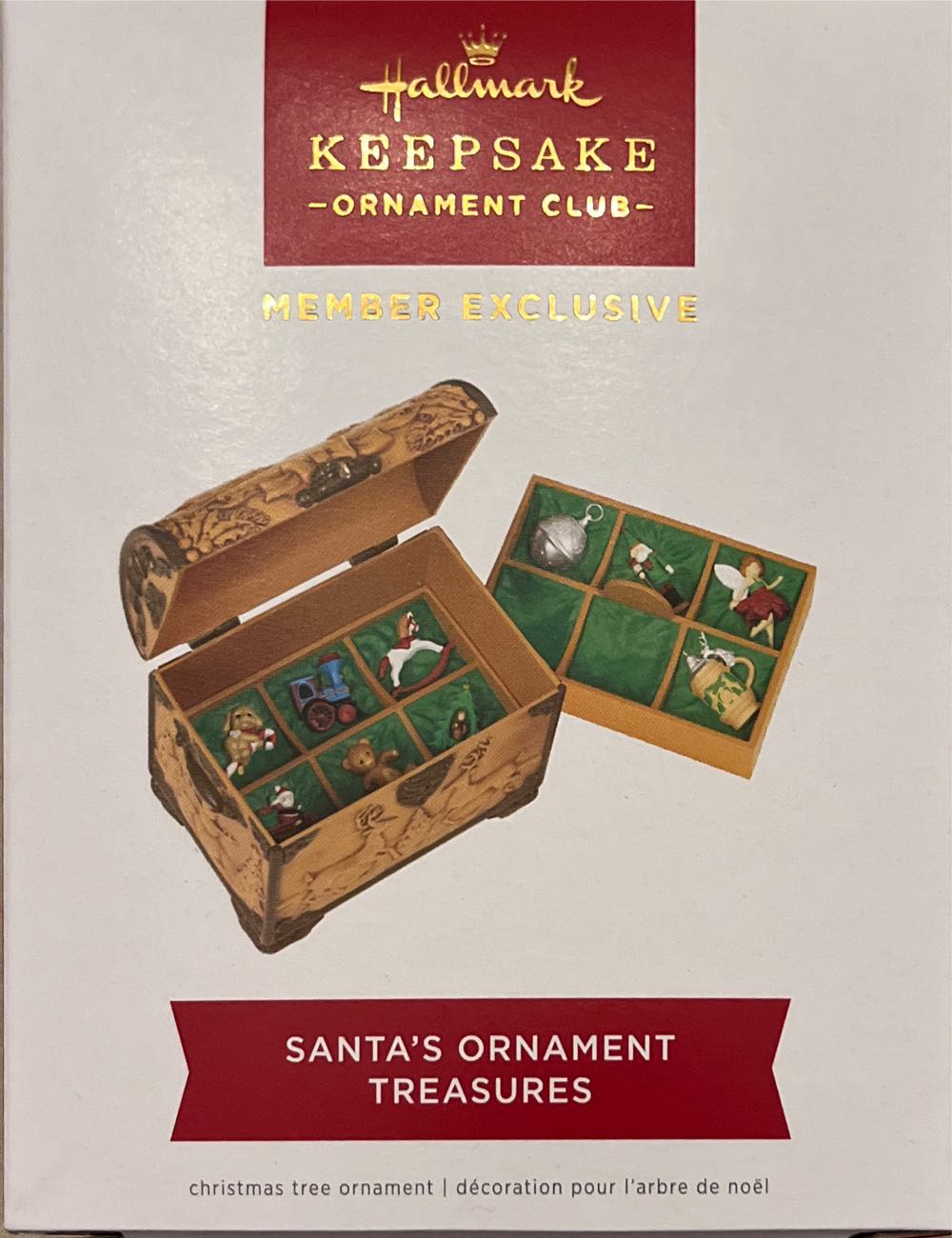 Santa’s Ornament Treasures - Member Exclusive (Keepsake Ornament Club) ornament collectible - Main Image 3