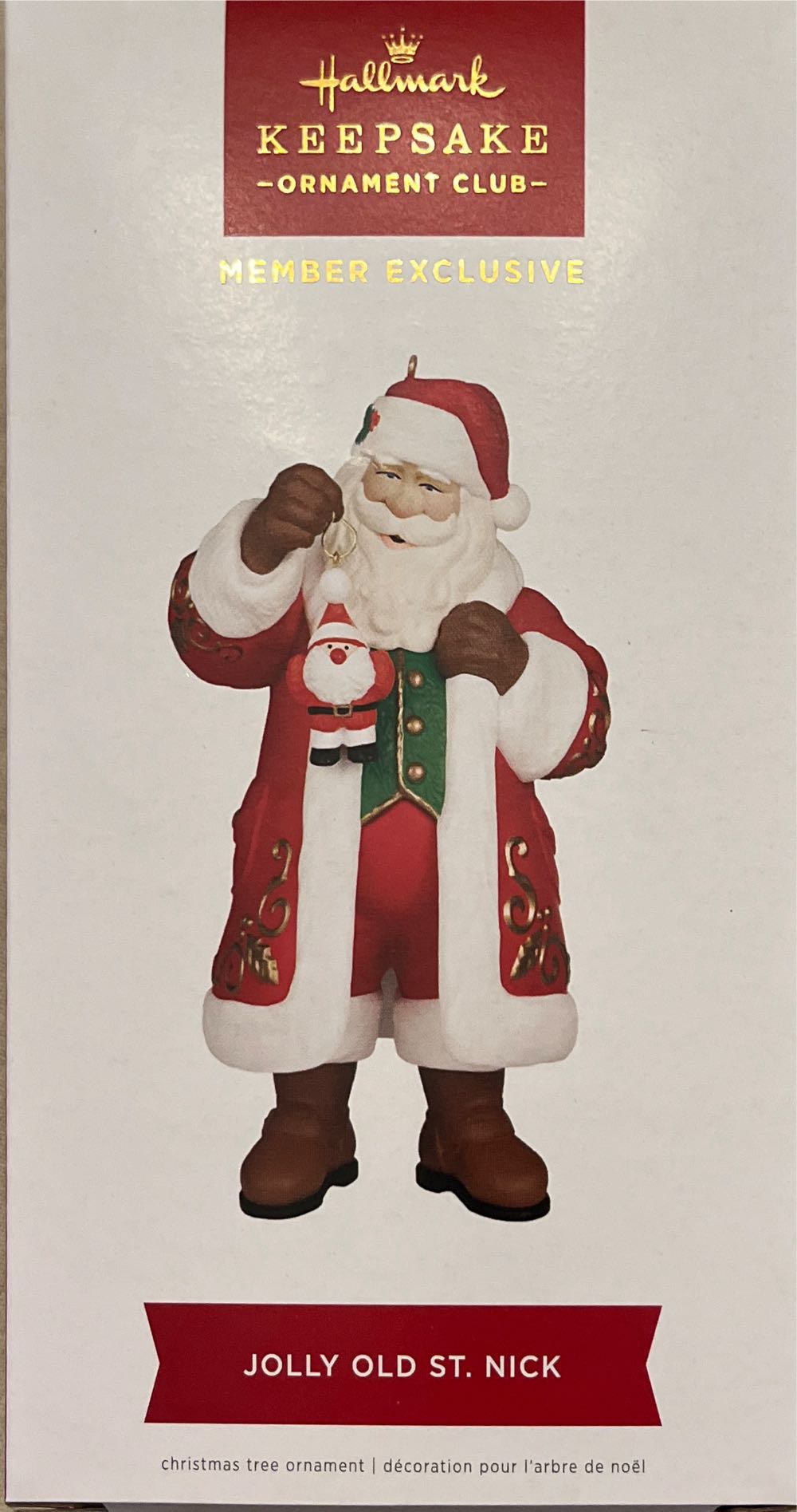 Jolly Old St. Nick - Member Exclusive (Keepsake Ornament Club) ornament collectible - Main Image 3