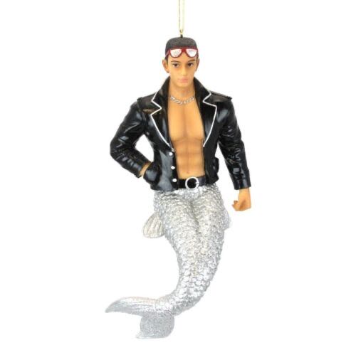 Santa With Skis And Tree