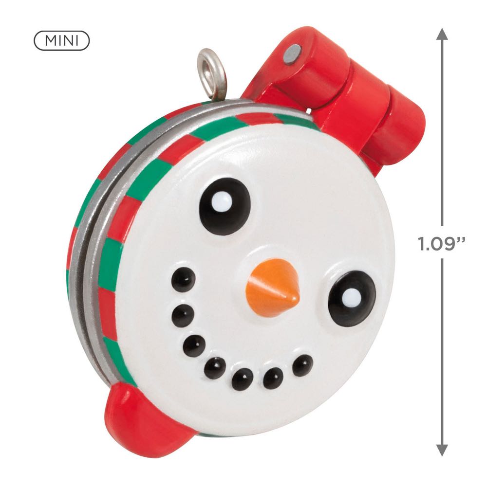 Snowman With Candy Cane