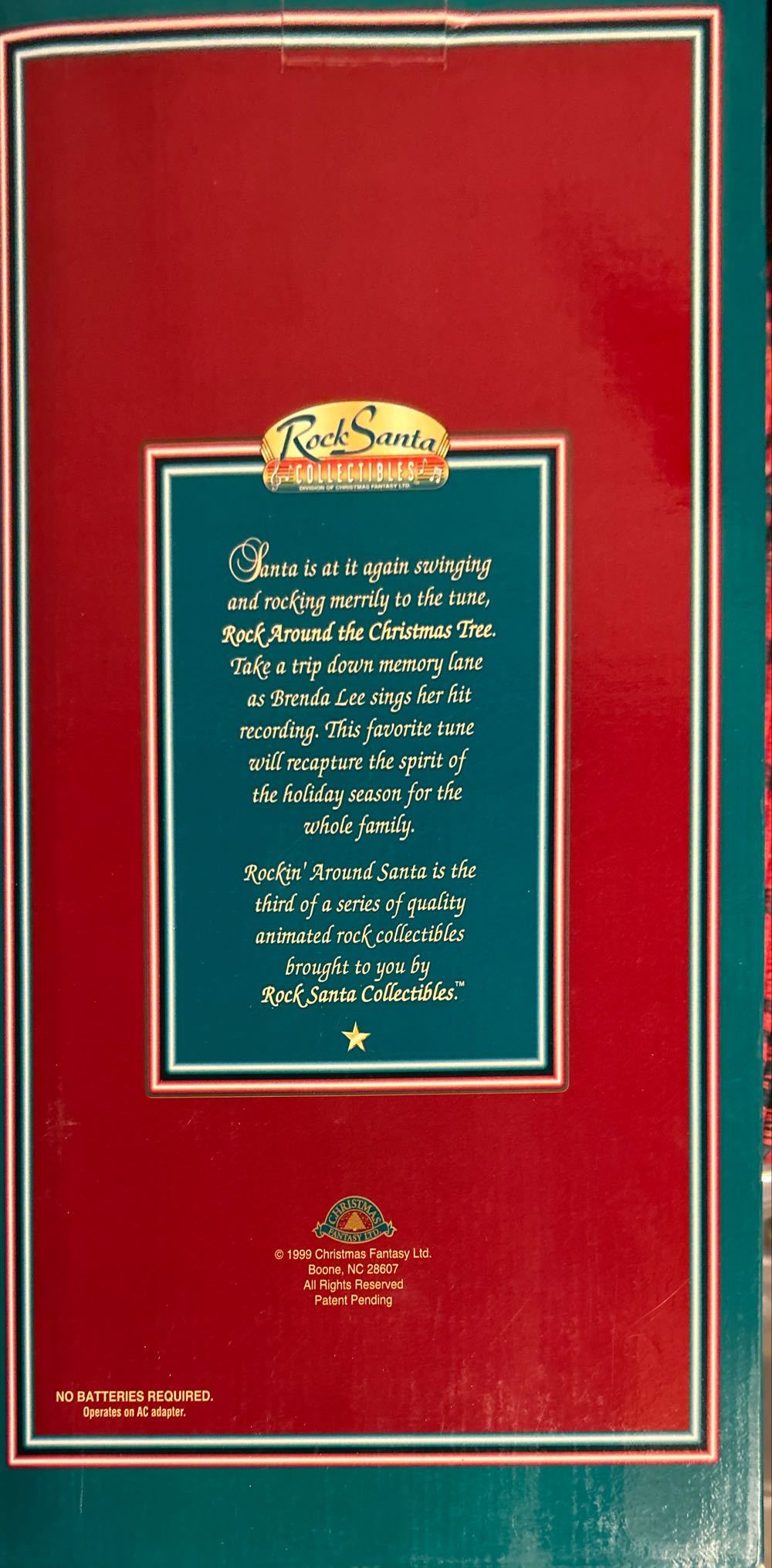 Rockin Around Santa  ornament collectible [Barcode 611272620010] - Main Image 4