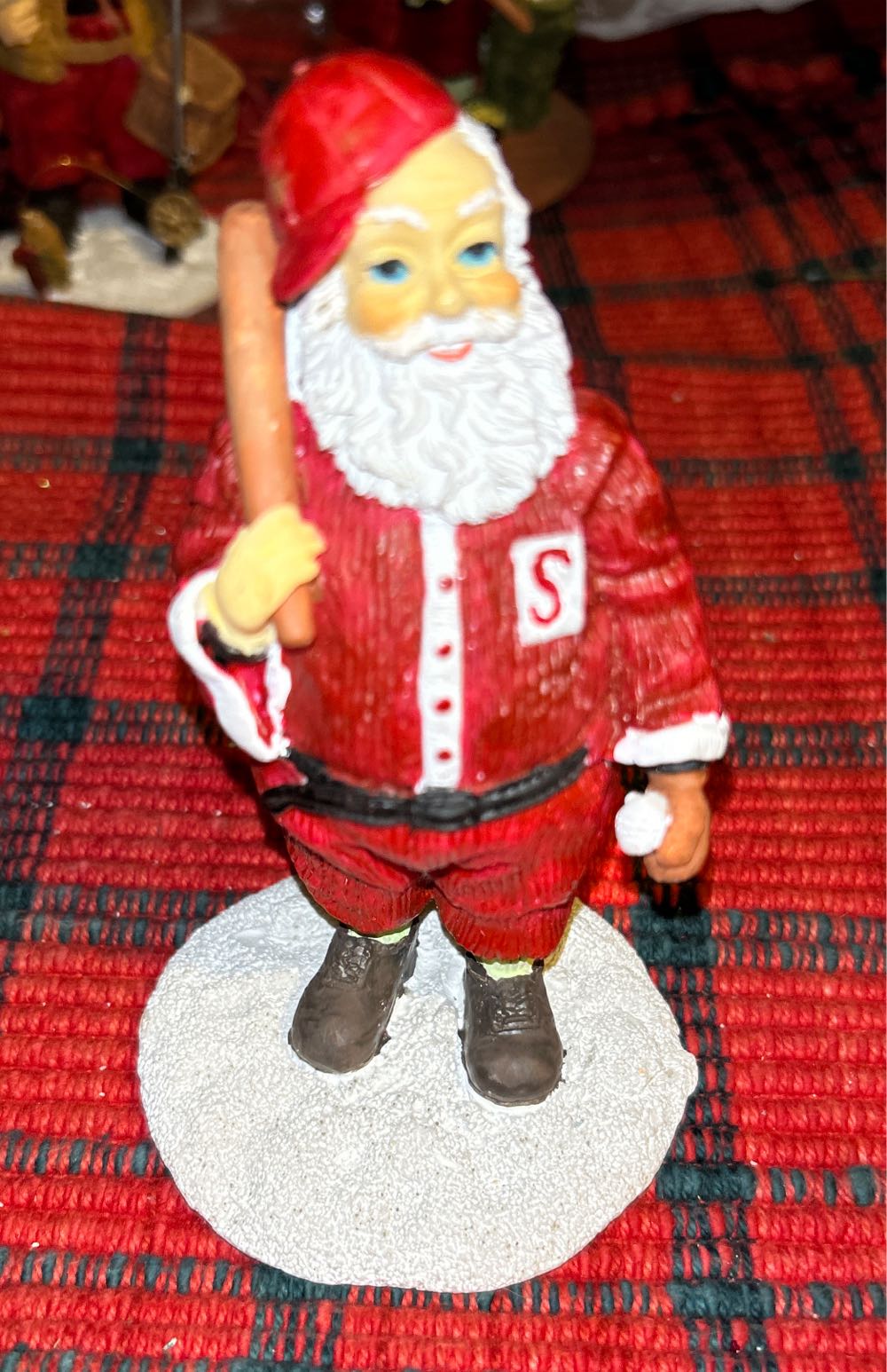 Sporting Santa On Vacation  ornament collectible - Main Image 3