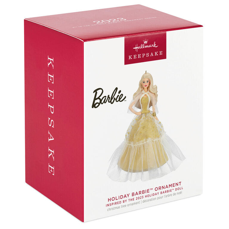Mattel 2023 Holiday Barbie Ornament - Holiday Barbie Ornament Series ornament collectible - Main Image 2