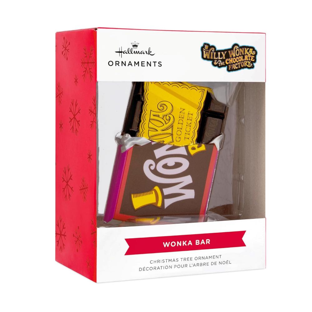 Willy Wonka Chocolate Bar Golden Ticket Ornament  ornament collectible [Barcode 763795836956] - Main Image 2