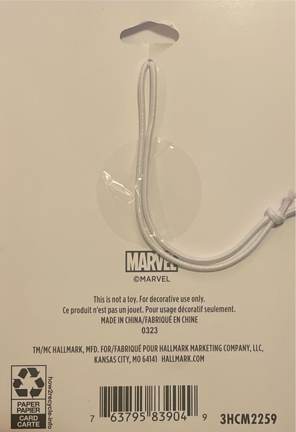 Hallmark Christmas Tree Groot Marvel  ornament collectible [Barcode 763795839049] - Main Image 4