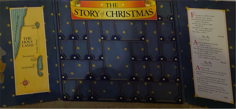 The Story Of Christmas Story Book Set And Advent Calendar  ornament collectible [Barcode 9780761152507] - Main Image 2