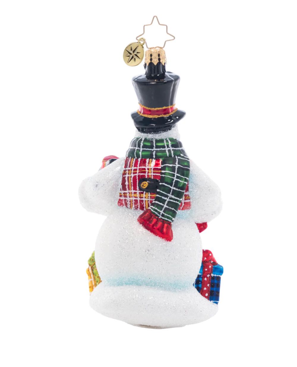 Plaid Perfection  (Snowman) ornament collectible - Main Image 2