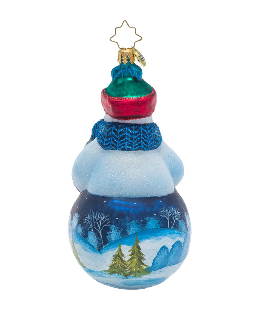 Winter’s Snowy Scene  (Snowman) ornament collectible - Main Image 2