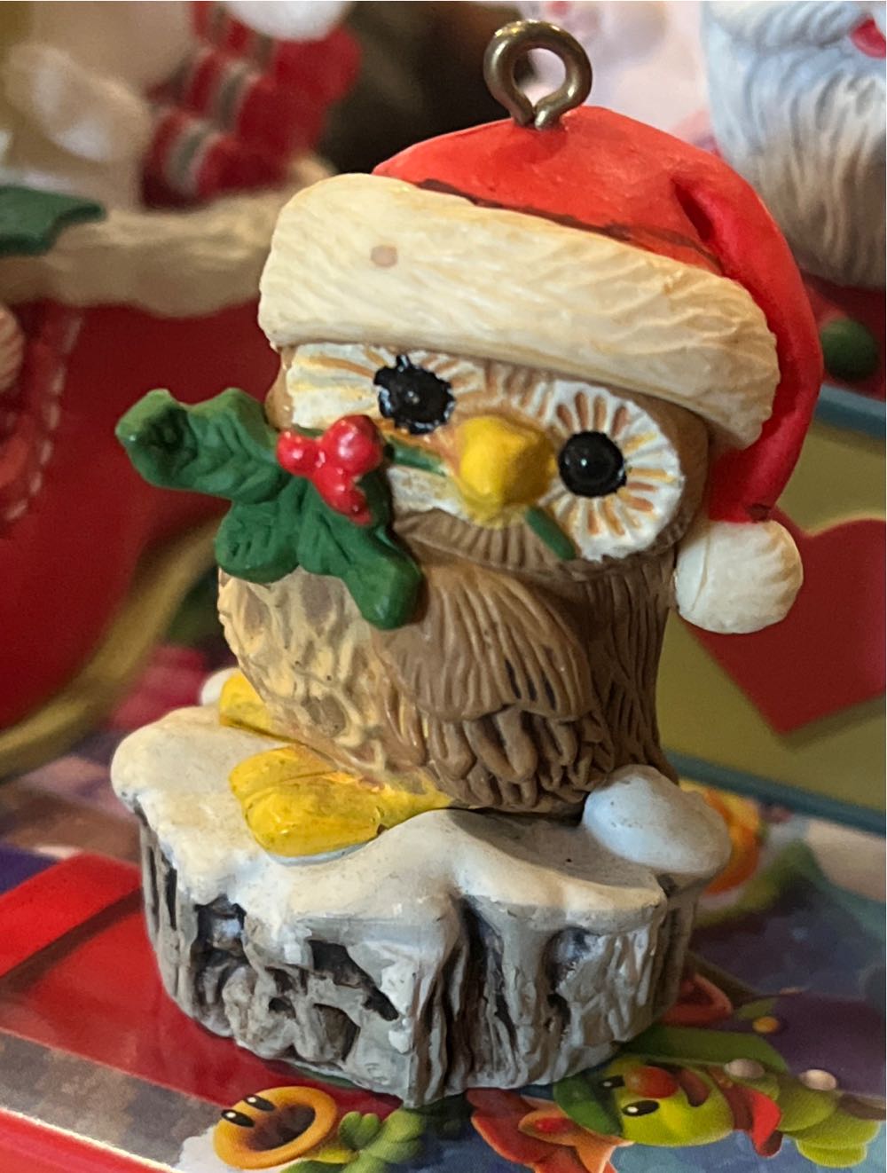 Owl & Mistletoe - Woodlands (Animals) ornament collectible - Main Image 1
