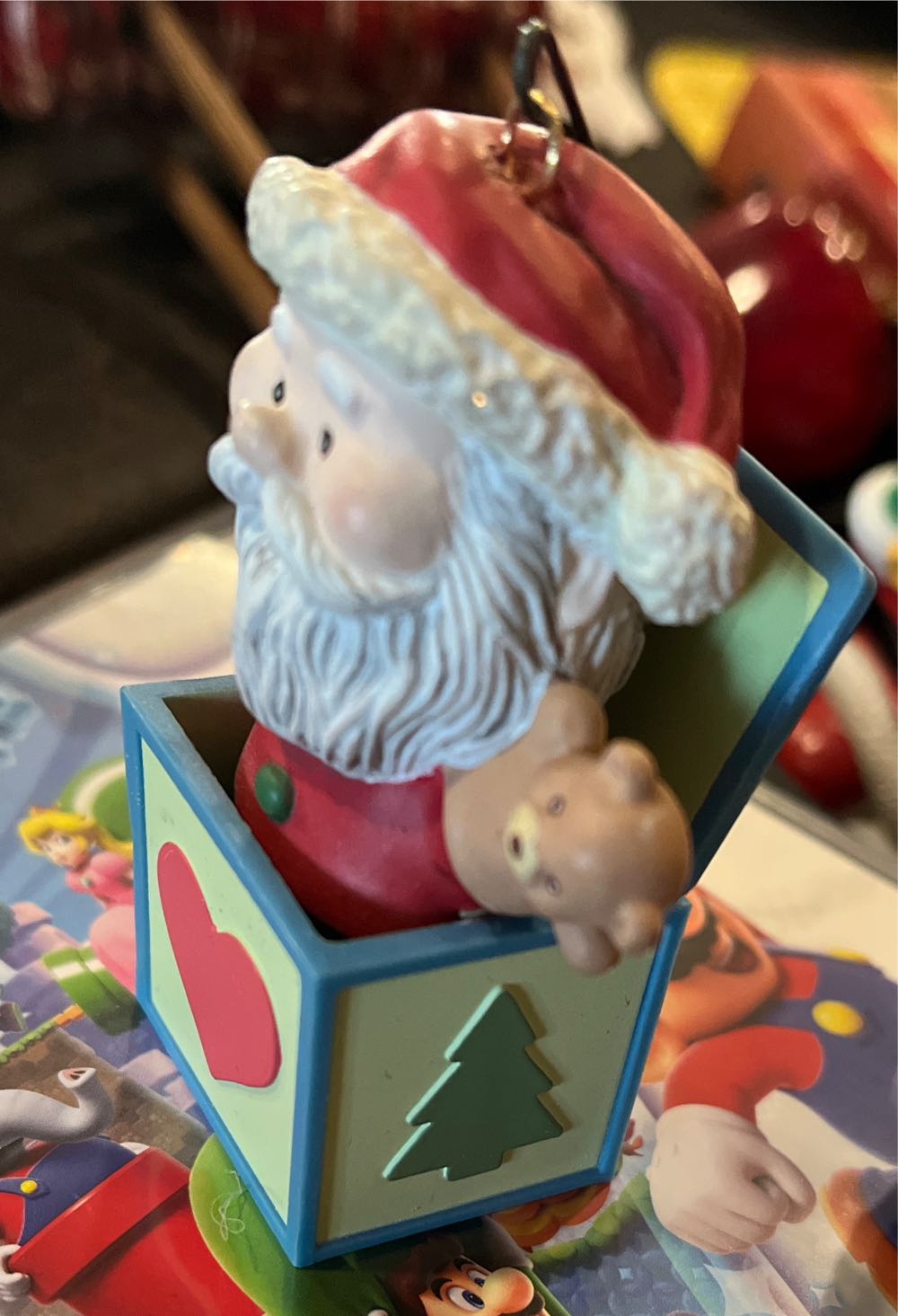 Santa Jack-in-the-box With Puppets  (Santa) ornament collectible - Main Image 2