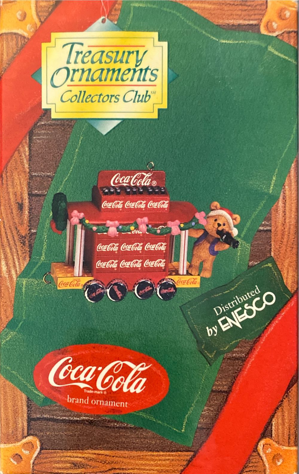 Coca-Cola Choo Choo - Caboose - Treasury Ornaments Collectors Club (Coca-Cola) ornament collectible [Barcode 045544231947] - Main Image 1