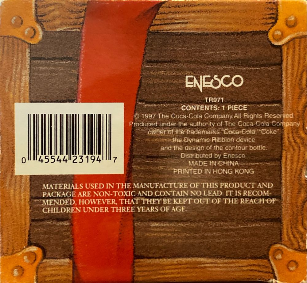 Coca-Cola Choo Choo - Caboose - Treasury Ornaments Collectors Club (Coca-Cola) ornament collectible [Barcode 045544231947] - Main Image 3