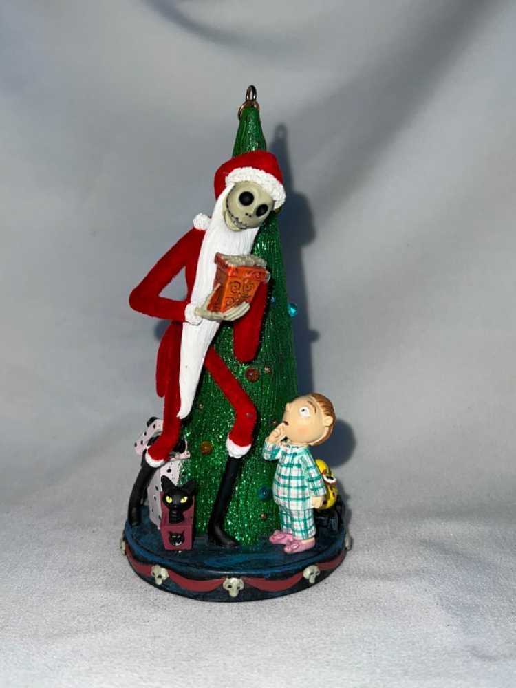 Santa Jack with Little Boy - Disney Sketchbook (Tim Burton’s Nightmare Before Christmas) ornament collectible - Main Image 1