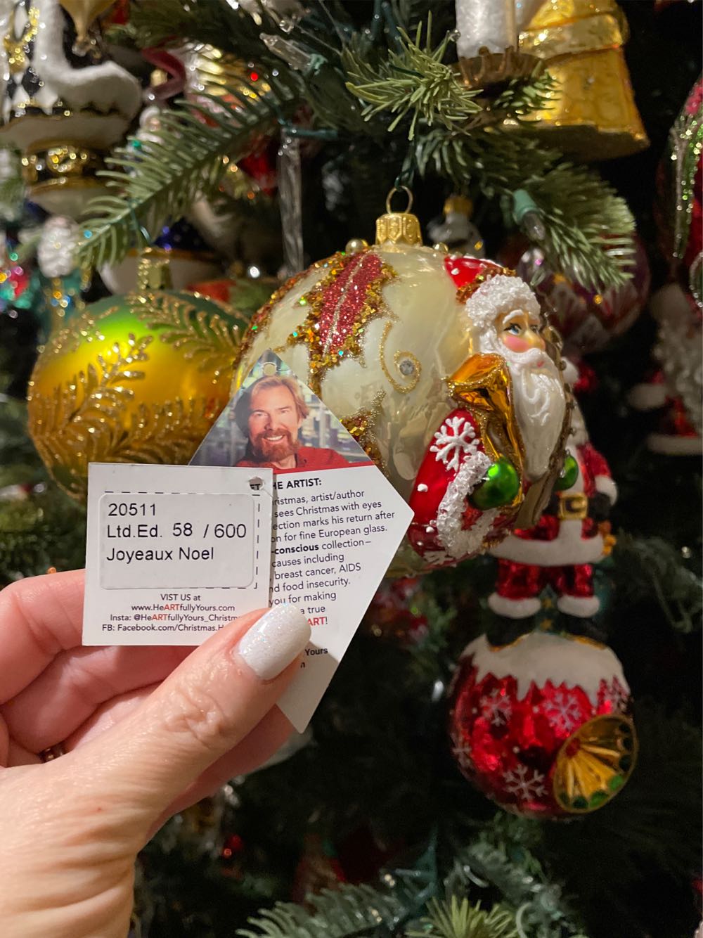 HY Joyeaux Noel  ornament collectible - Main Image 2