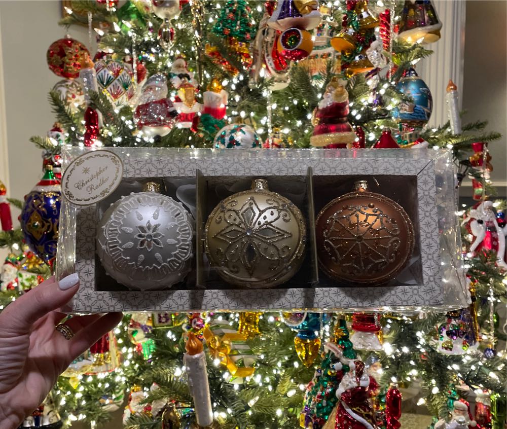 Christopher Radko Boxed Glass ornament collectible - Main Image 1