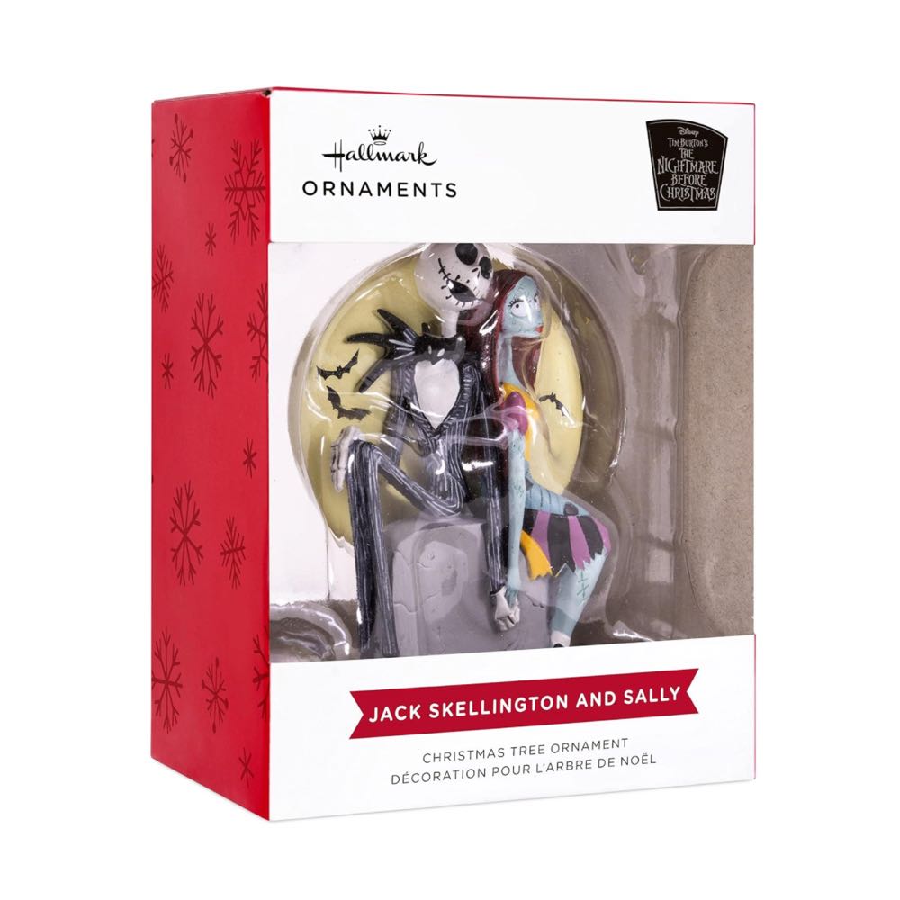 The Nightmare Before Christmas Jack & Sally Ornament  ornament collectible - Main Image 2