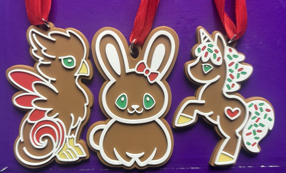 D&B Gingerbread Beasties 6 Piece Ornament Set  (Gingerbread) ornament collectible [Barcode 810002711756] - Main Image 3