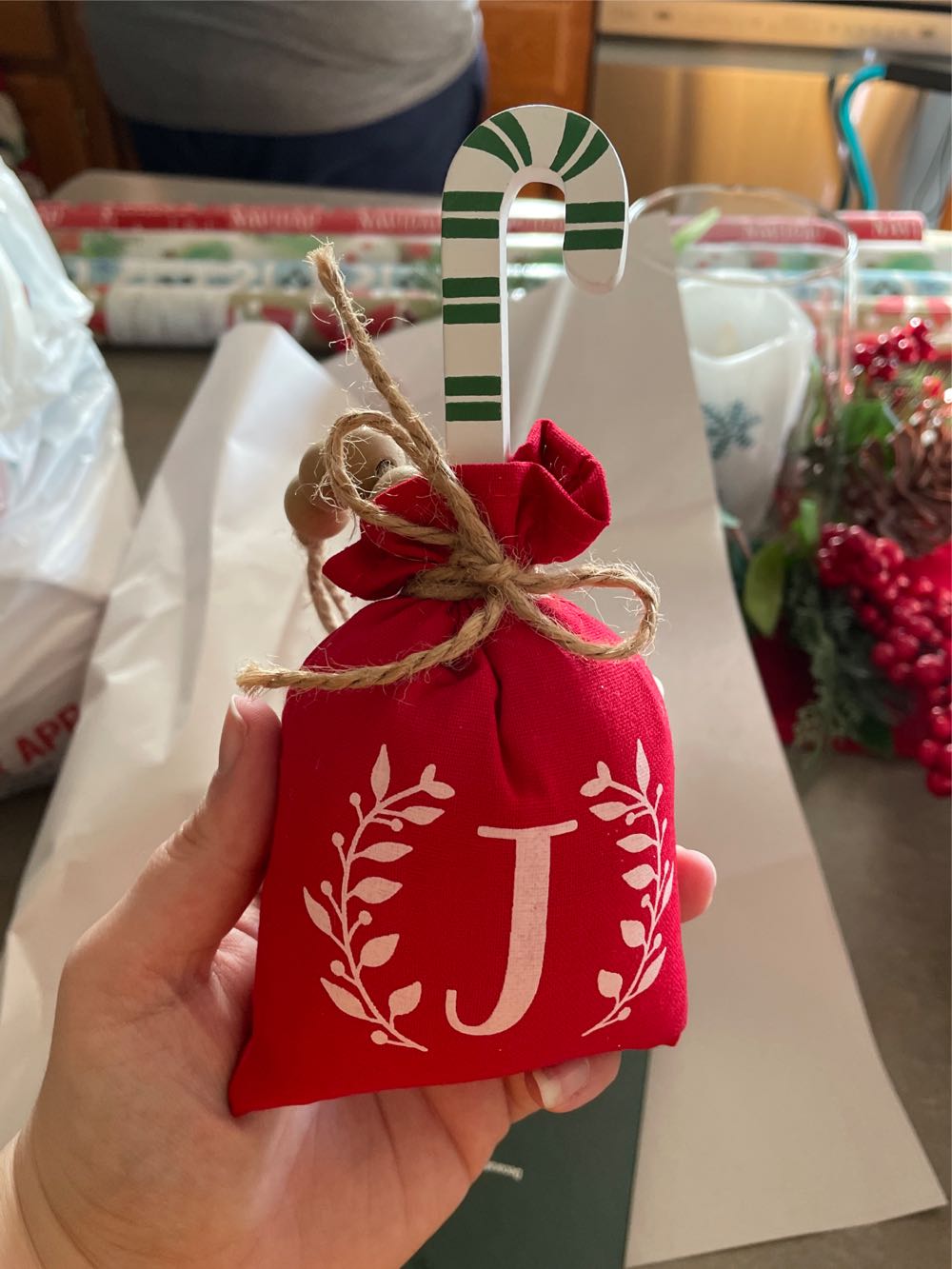 Valentine Woman Angel Ornament Hallmark 2.5” Long Dark Hair Teen Sealed Box