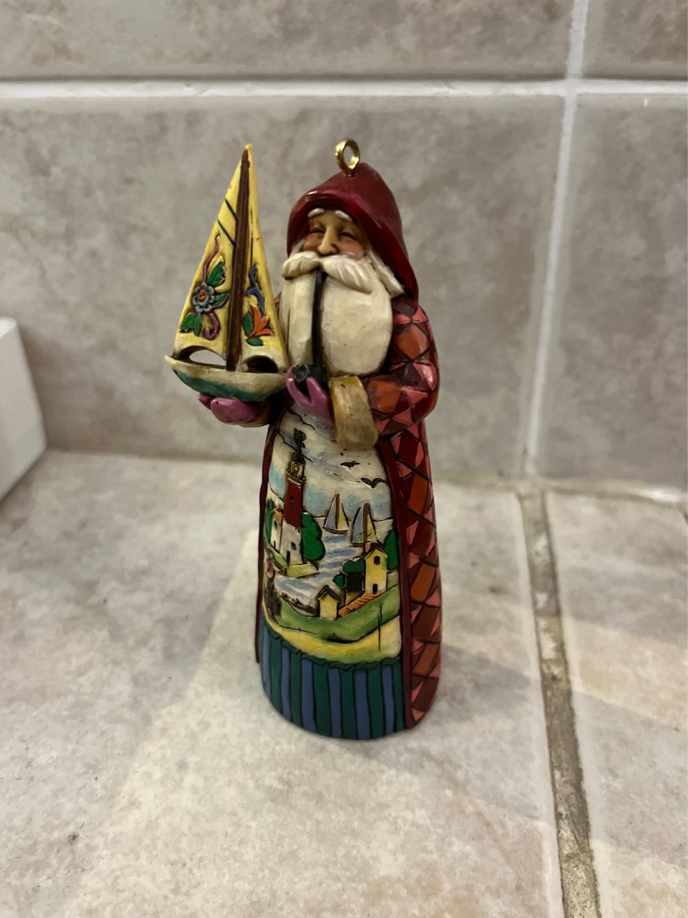 Jim Shore With Sailboat  ornament collectible - Main Image 2